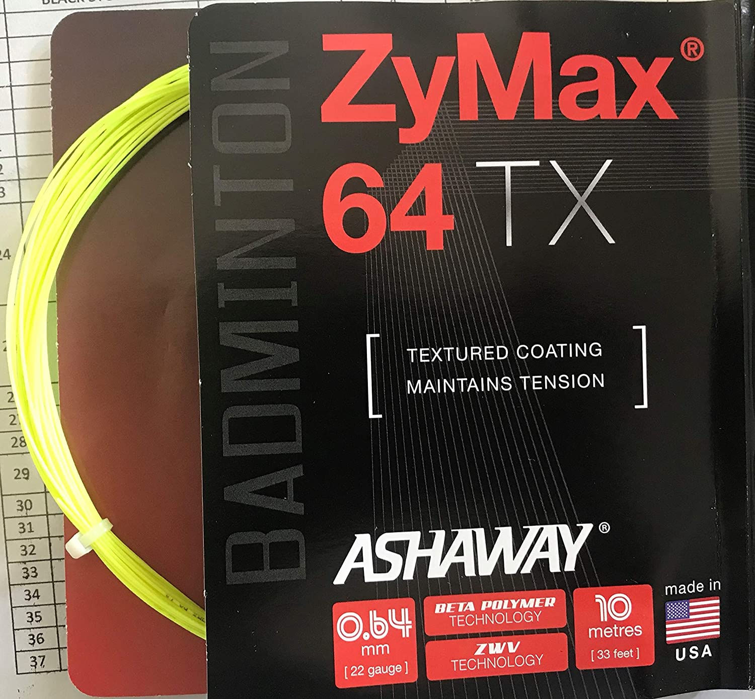 ASHAWAY 64TX BADMINTON STRING