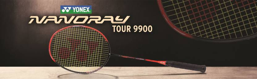 Thumbnail: Yonex NANORAY Tour 9900 (Red-Black) UnStrung Badminton Racquet (Made in Japan)