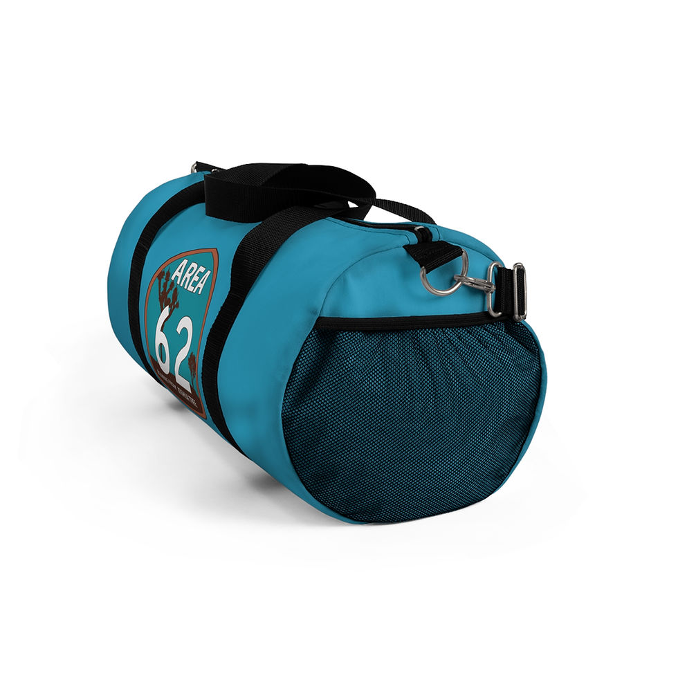 Thumbnail: Area 62 Duffel Bag – UFO Crop Circle Travel Gym Bag