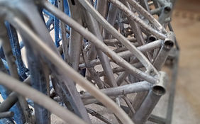 Decapagem Térmica de Quadro de bicicleta