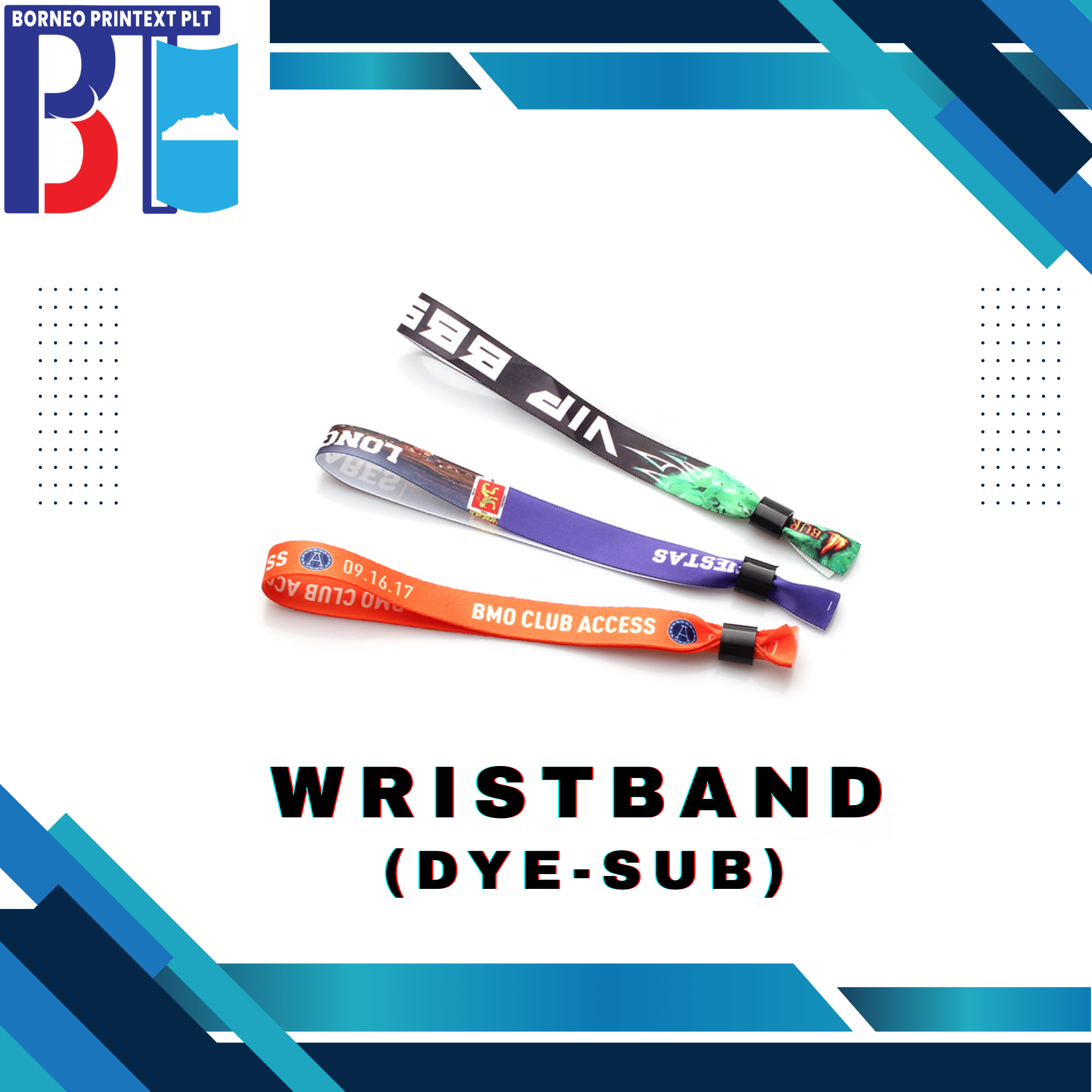 CUSTOM WRISTBAND (DYE-SUB)