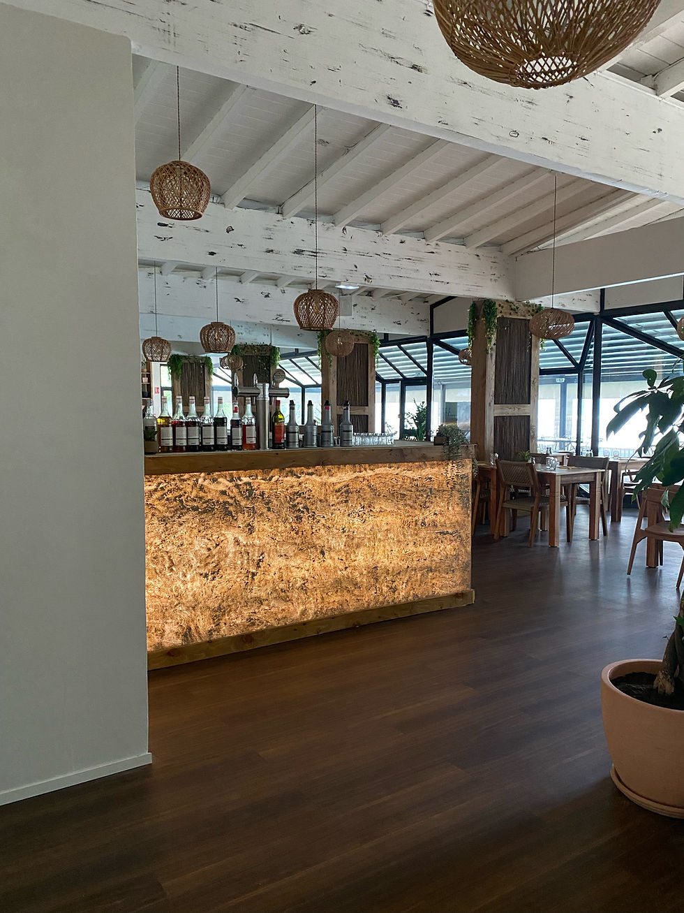 Miniature : Feuille de pierre Tan - Ardoise Translucide