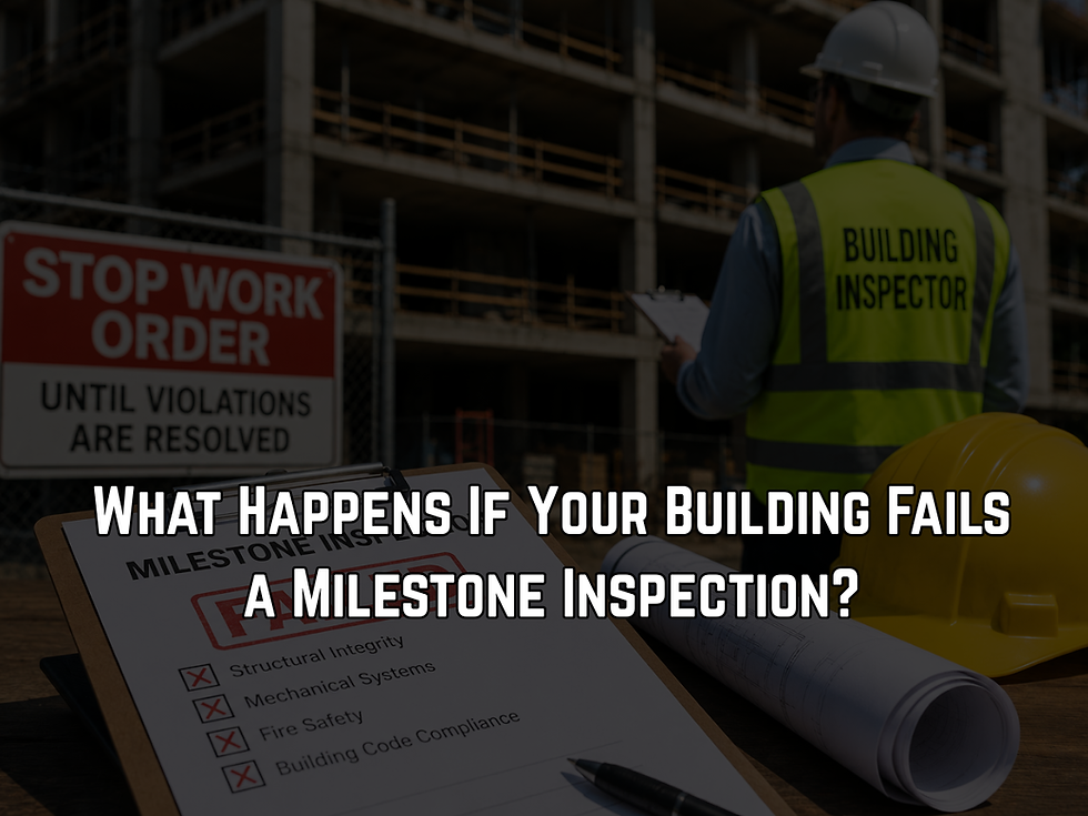 What Happens If Your Building Fails a Milestone Inspection?