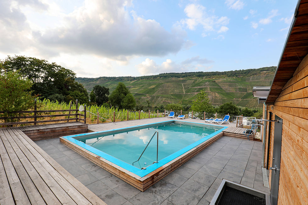 Blick auf den Pool