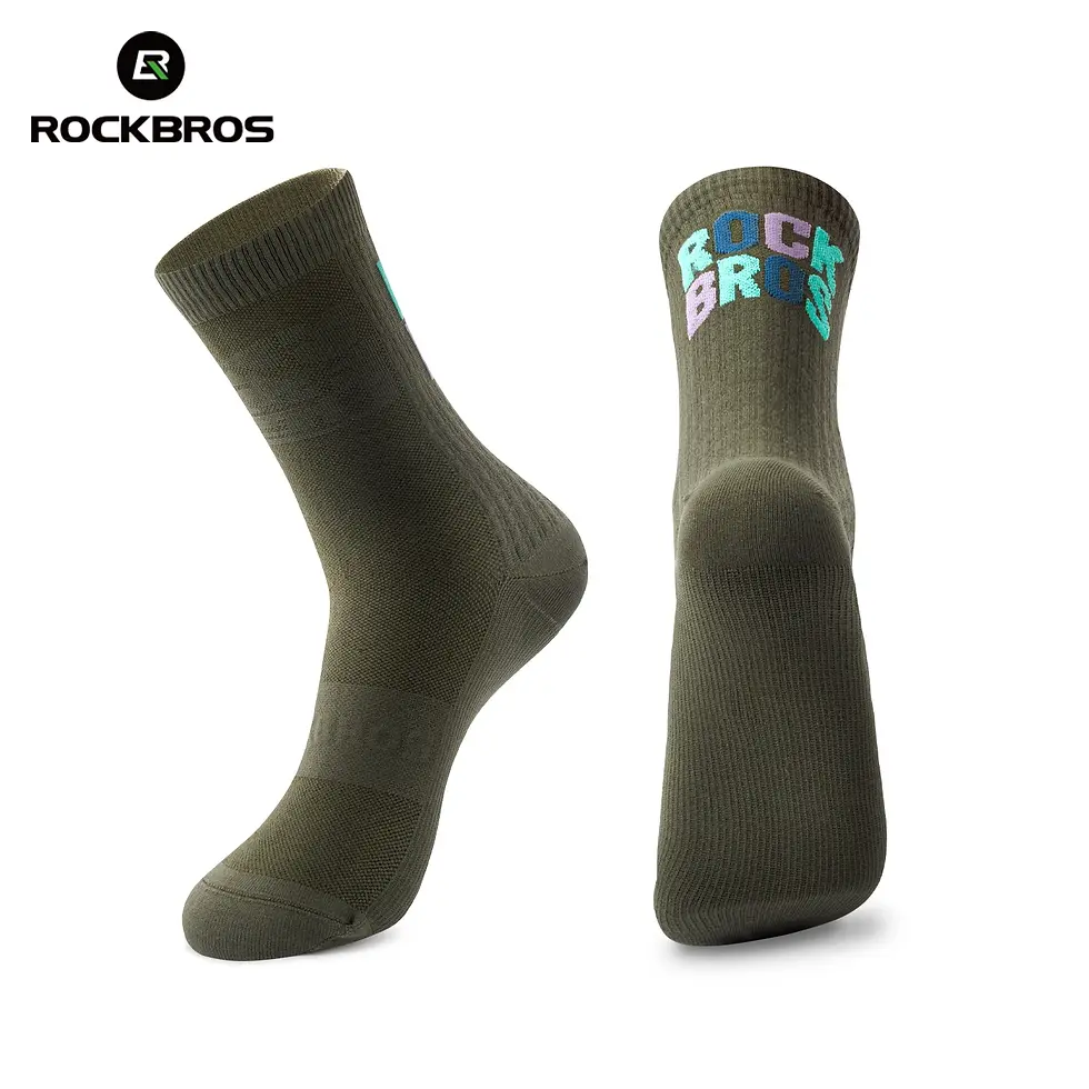 Thumbnail: ROCKBROS Cycling Socks Men Women Breathable Wear-Resistant Quick-Drying Outdoor