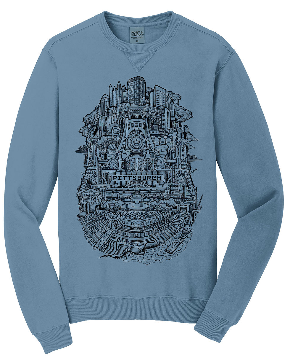PITTSBURGH STEEL | CREWNECK