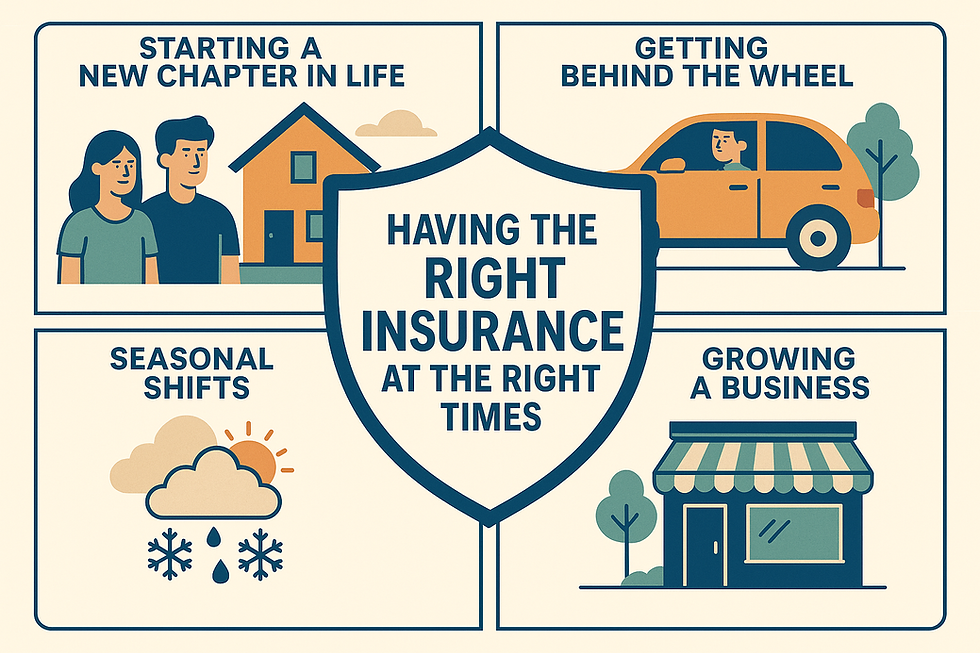 Having the Right Insurance at the Right Times