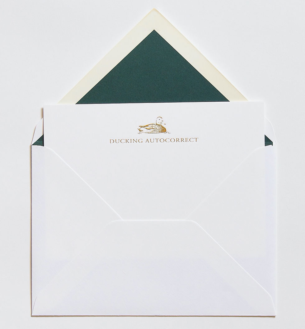 Cards: Ducking Autocorrect