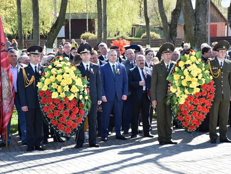 Торжественный митинг, посвященный Великой Победе.