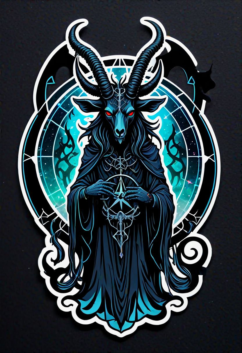 Thumbnail: All Baphomet - sticker Pack. 