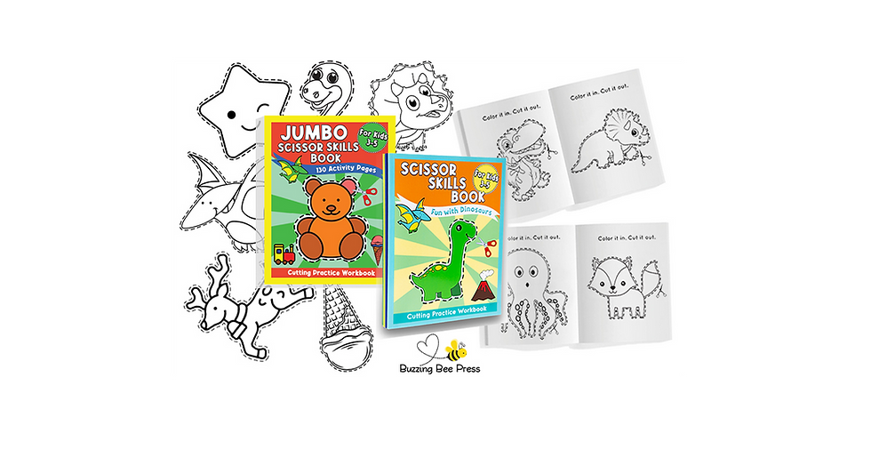 Thumbnail: Scissor Skills Book: Fun with Dinosaurs
