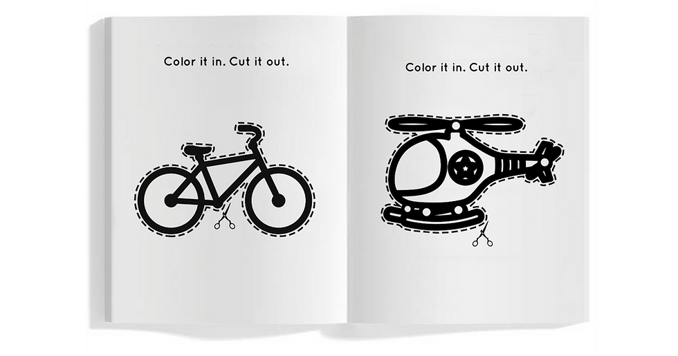 Thumbnail: Scissor Skills Book for Kids: Fun with Vehicles