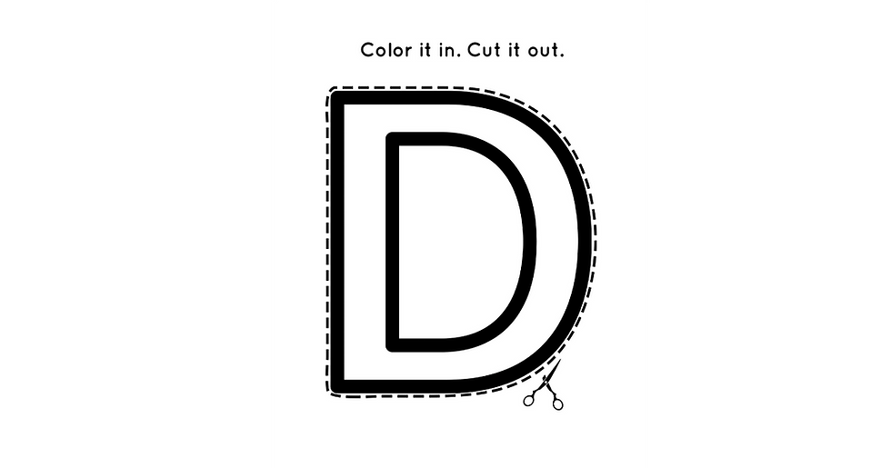 Thumbnail: Scissor Skills Book: Fun with Letters