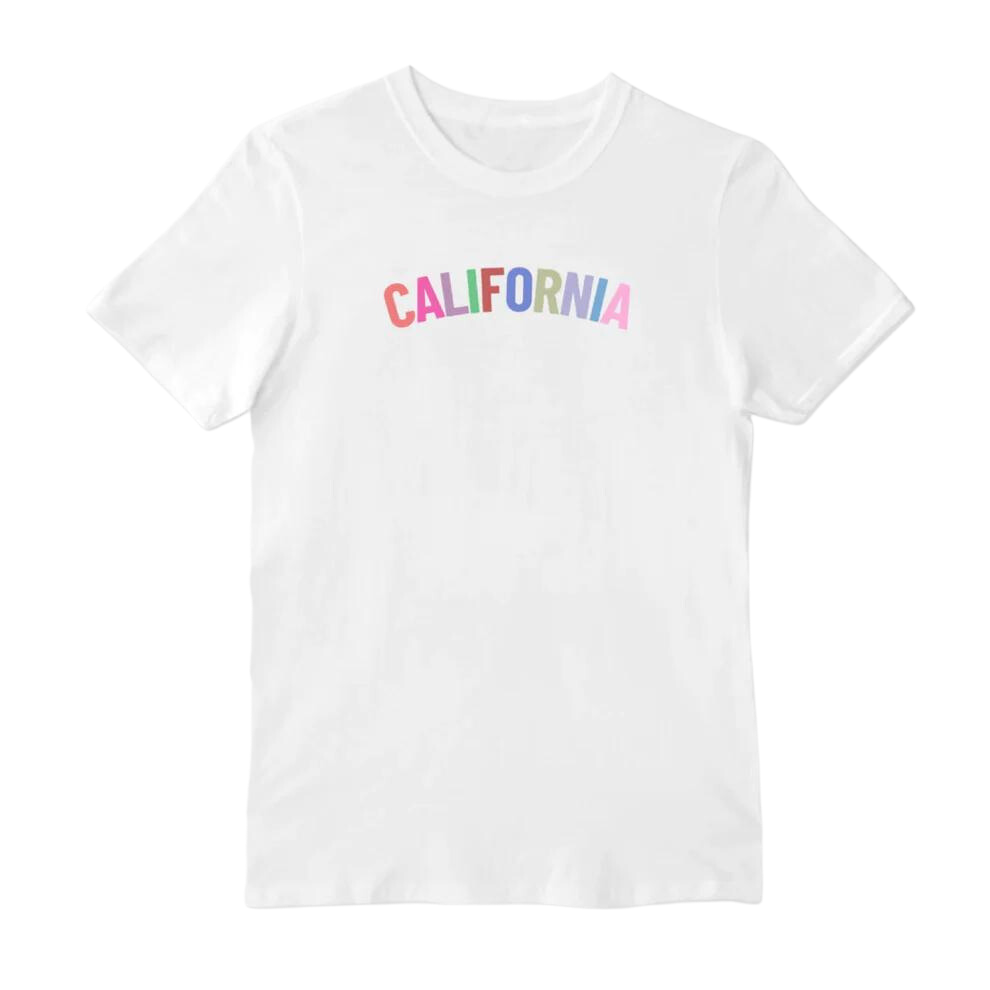 Colorful California Adult Tee