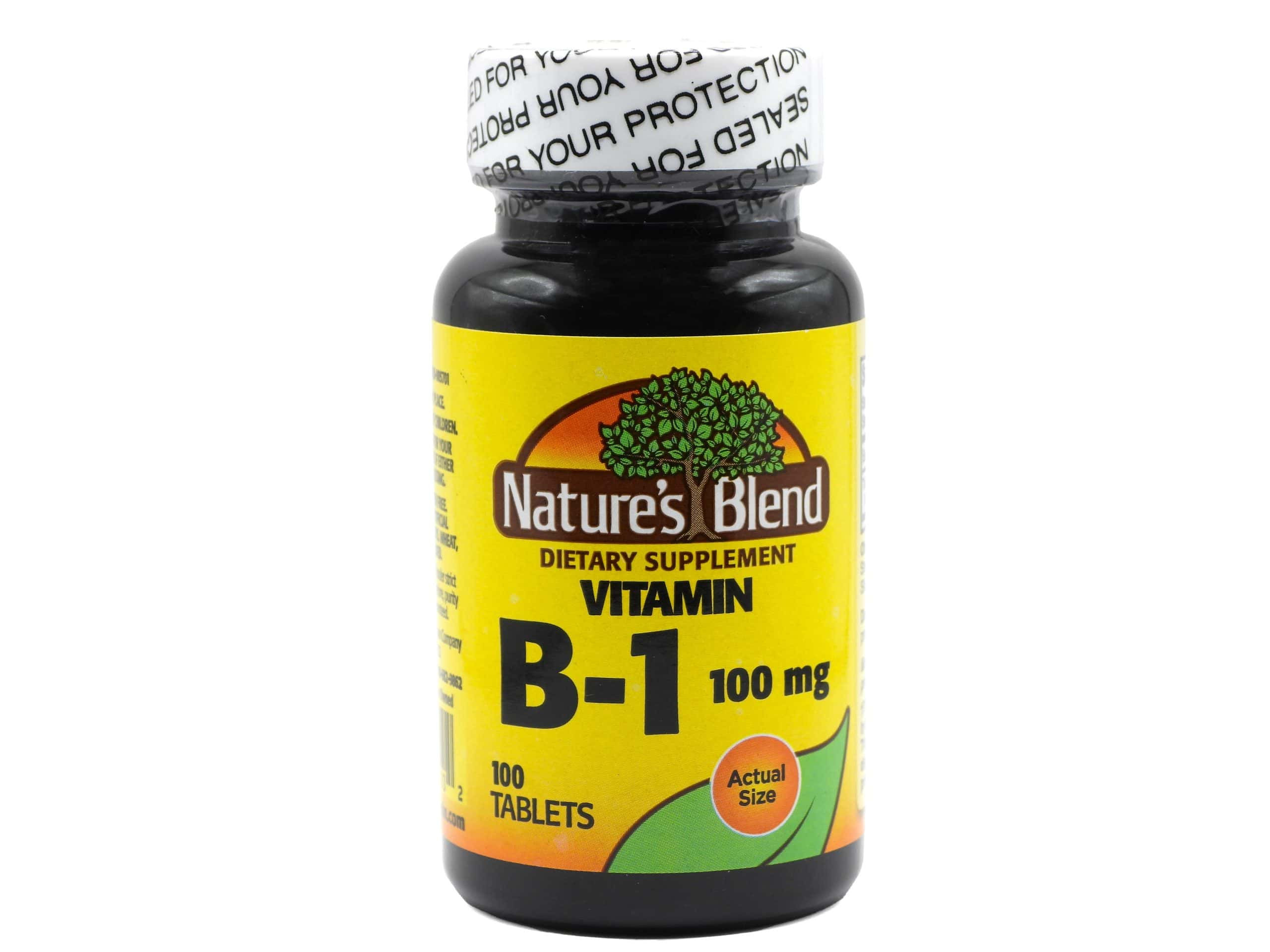 Nature’s Blend Vitamin B1, 100mg Bt/60 cp