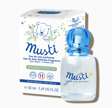 Mustela Musti Eau de soin Parfumé pour Bébé et Enfant - 50ml