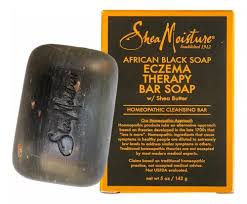 Shea Moisture African Black Bar Soap Eczema&Psosiaris 142g