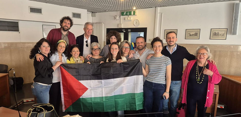 Il II municipio espone la bandiera palestinese, è il primo a Roma