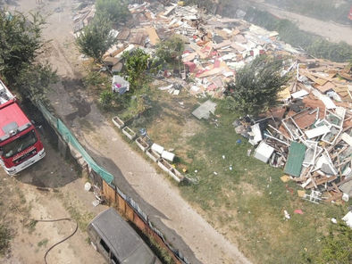 Discarica abusiva di Ponte Mammolo, il Comune provvede alla bonifica nonostante l'area sia privata