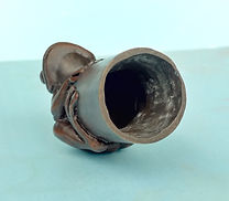 Bronze Frog cane handle by Deran Wright
