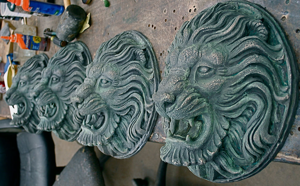 Old Parkland Lion Fountain