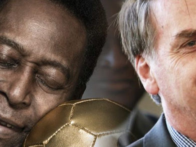 Pelé pede que brasileiros apoiem o governo Bolsonaro