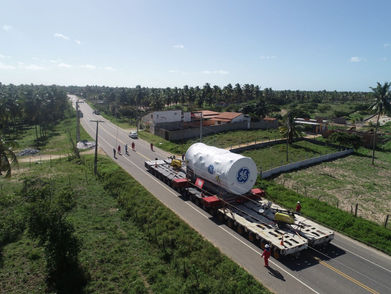 O desafio de transportar 9.000 toneladas de equipamentos
