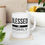 Thumbnail: Blessed and Highly Caffeinated Ceramic Mug 11oz