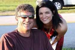 Gina with father, Glenn Carano