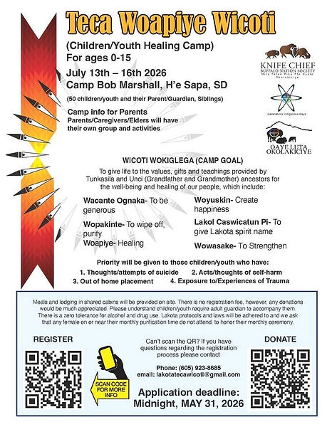 Lakota Children's Healing Camp Flyer 2026.JPG