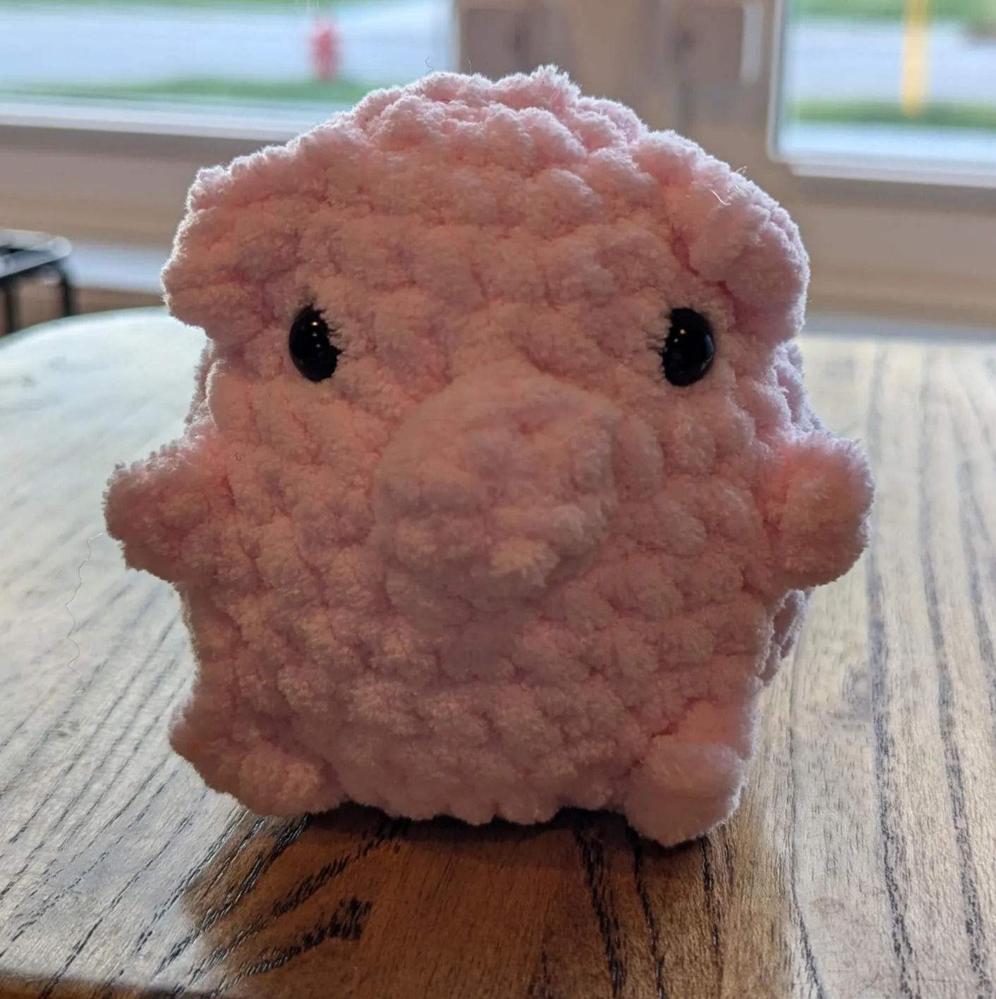Handmade Crocheted Pig Stuffed Animal