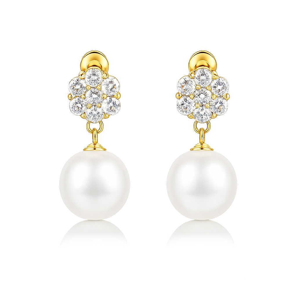 Élysian Pearl Cascade Earrings