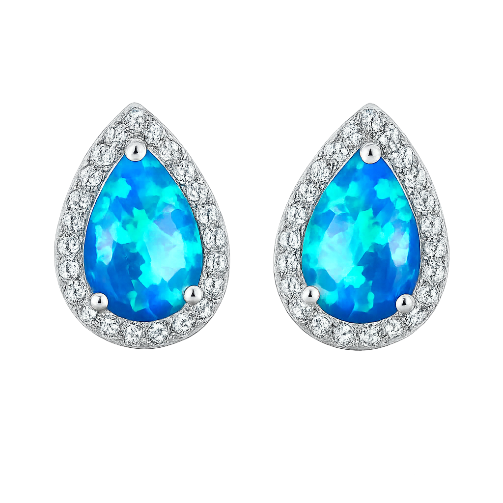 Sapphire Drop Earrings