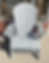 Gray Patio Chair