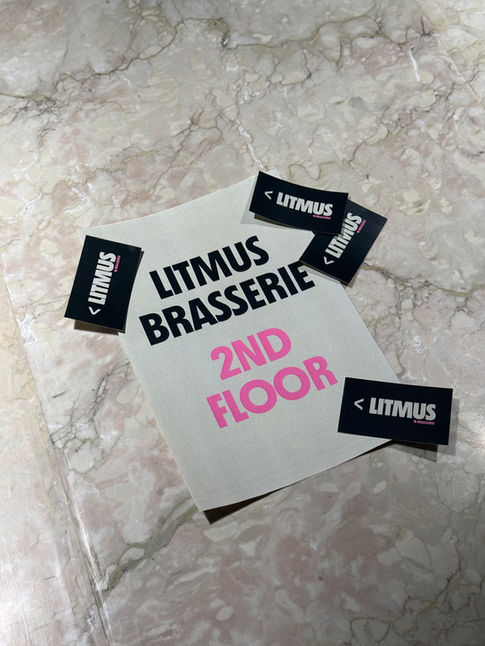 Litmus Brasserie Posters