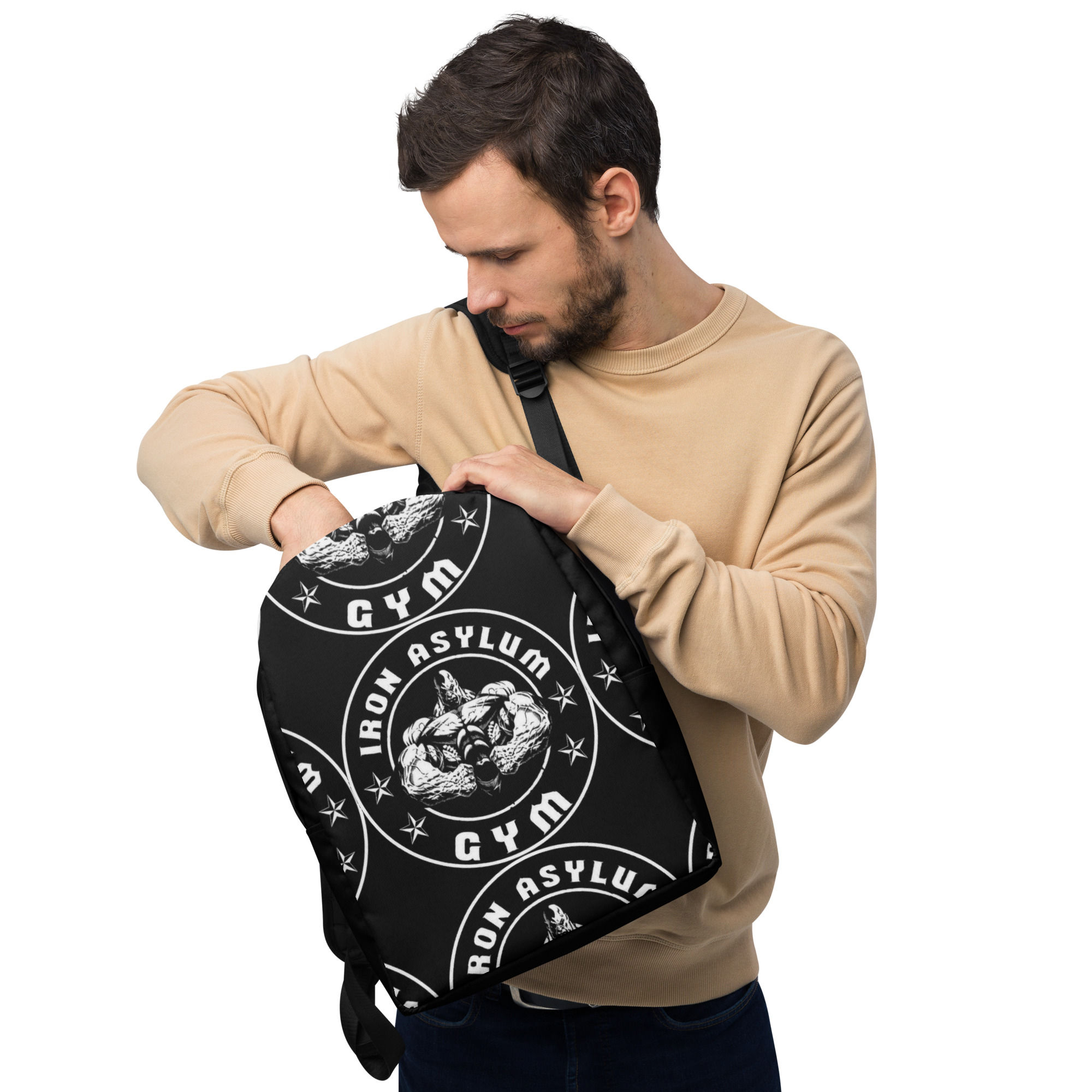 Minimalist Backpack iron asylum gym