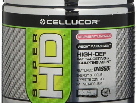 Cellucor SuperHD Thermogenic Fat Burner Powder for Weight Loss, Fat Burners For Men & Women, Strawbe