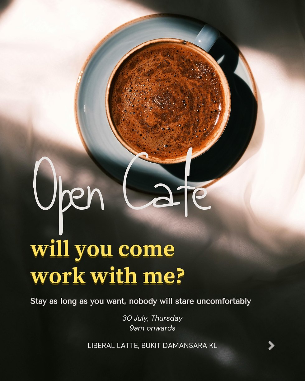 Open Cafe 30 July