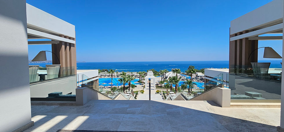 Mayia Exclusive Resort panoramic overview