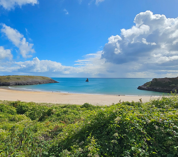 Beach and sea views in South Wales