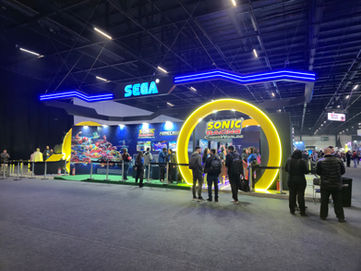 BGS 25 | Sonic Racing CrossWorlds domina o estande da SEGA, fotos com o Sonic e brindes exclusivos