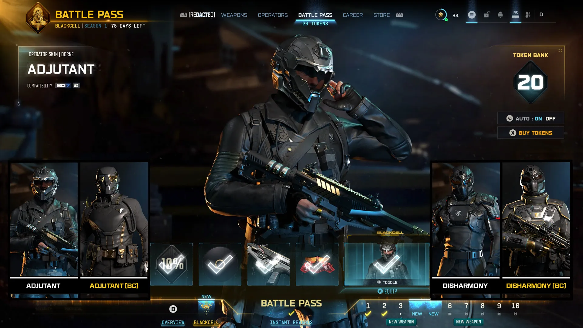 Passe de Batalha, armas, BlackCell e eventos na Temporada 01 de Call of Duty: Black Ops 7 