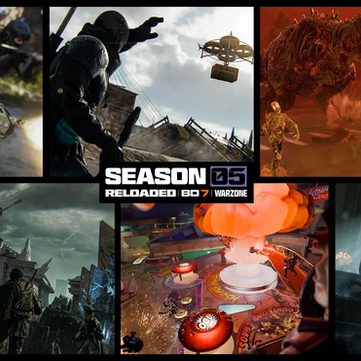 Temporada 5 Recarregada de Call of Duty: Black Ops 7/ Warzone traz último mapa Zumbi Rex Infernus, Turbo Tilt e muito mais