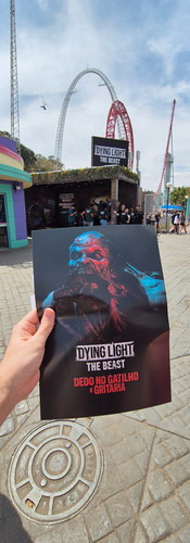 Fachada do estande de Dying Light na Hora do Horror 2025