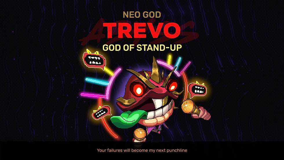 Chefe Deus do Stand-Up em Neon Abyss 2
