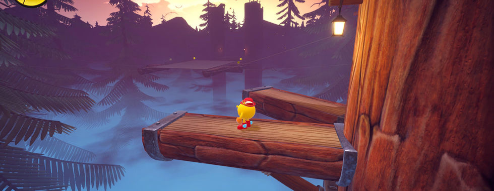 Imagem da gameplay de Pac-Man World 2 Re-PAC, capturada pela Be Geeks