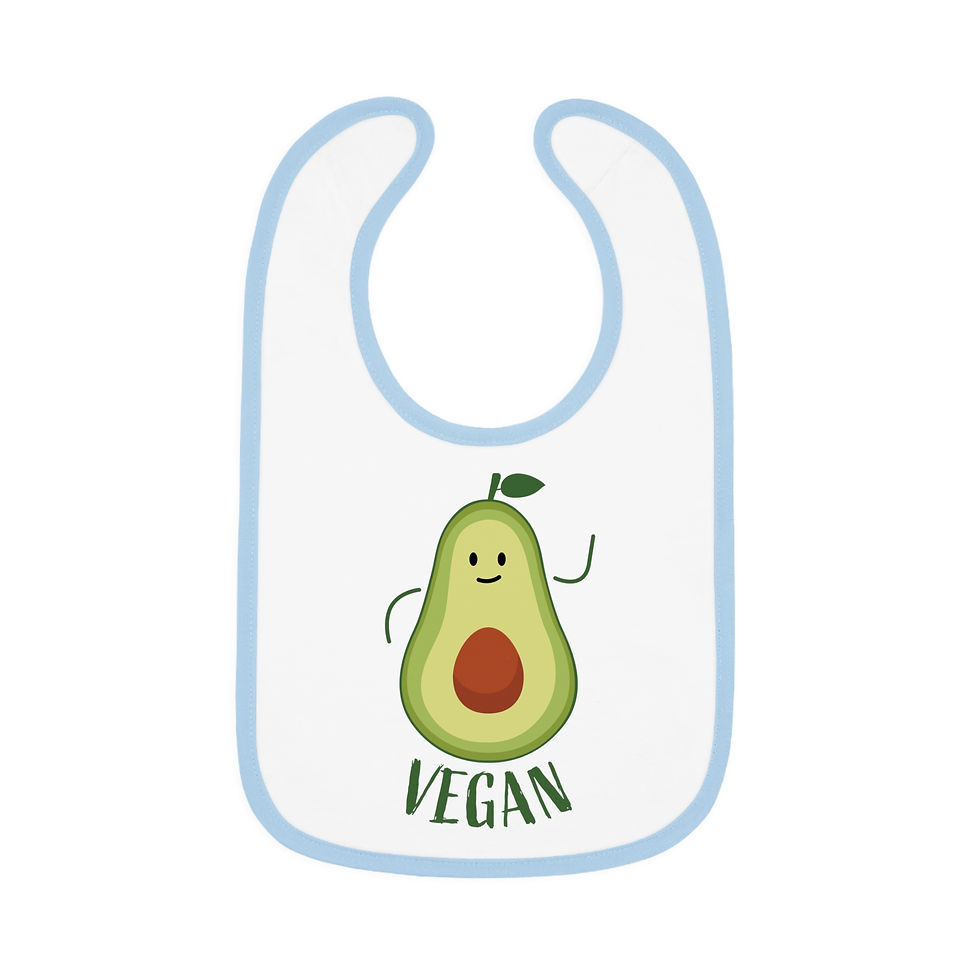 Thumbnail: Cute Vegan Baby Bib 