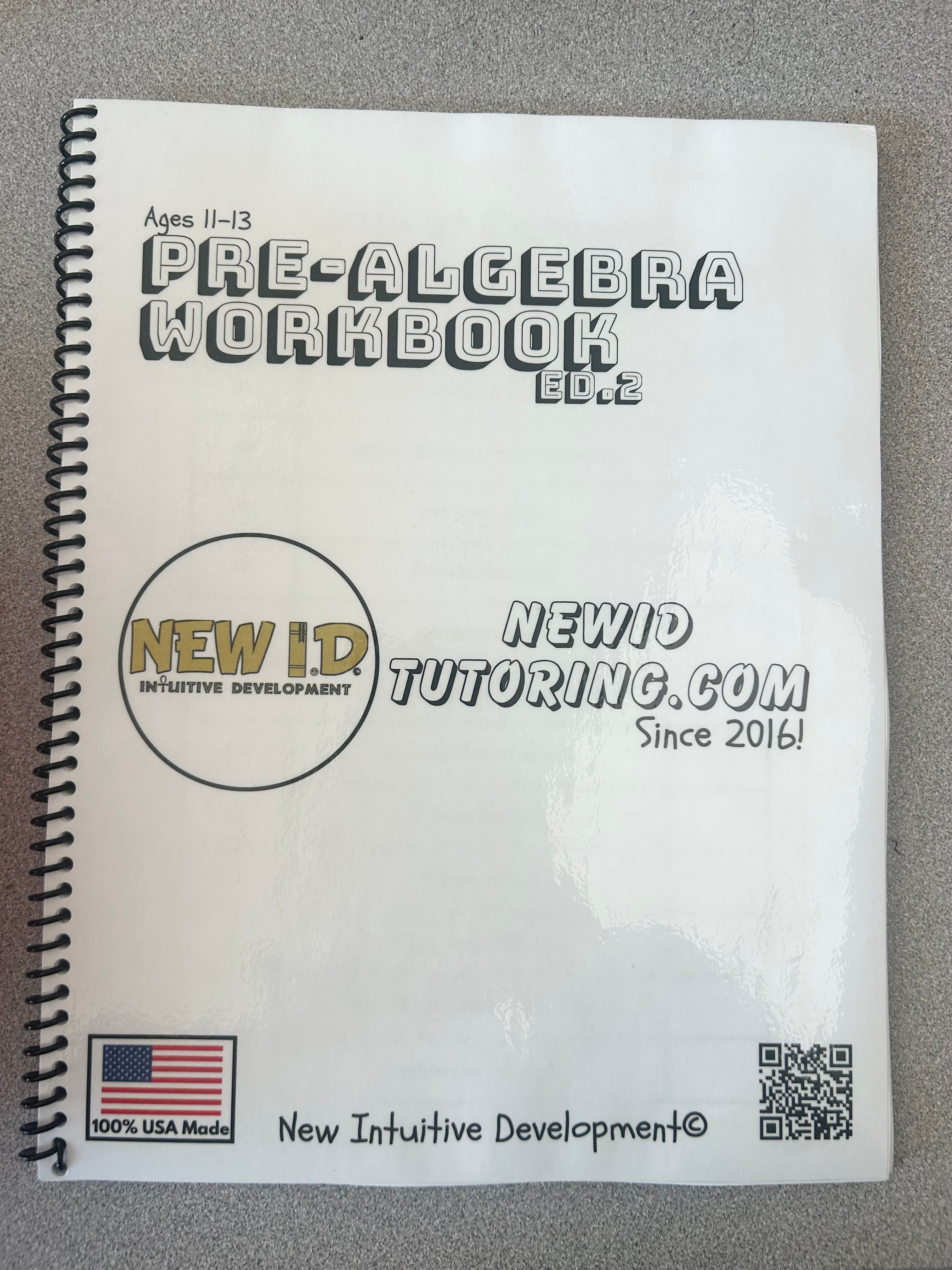 Pre-Algebra Wookbook Ed. 2