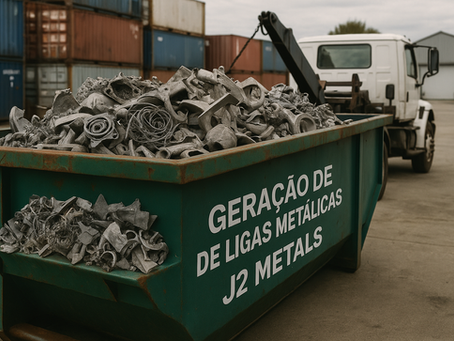 Geração de Sucata de Ligas Metálicas no Brasil: Logística e Valorização Especializada com a J2 Metals