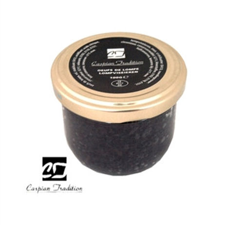 50g Fish Roe Caspian Tradition - Black Lumpfish Roe 50g / 100g | Al Marsa Gourmet